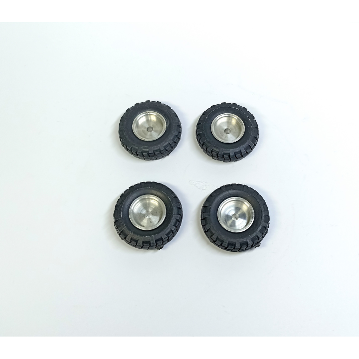 4 Pneus + Jantes Aluminium - Ø 25.80 Mm - CPC Production
