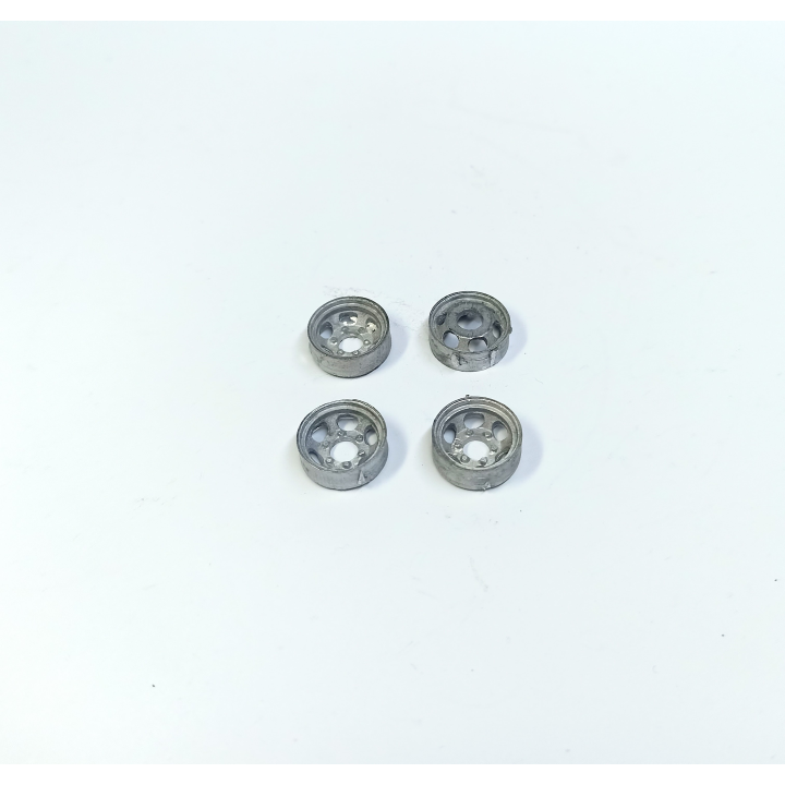 4 Jantes 6 écrous ø11.50mm - White Metal - CPC Production