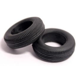 4 Pneus 15 X 9 X 5 Mm – Résine souple
