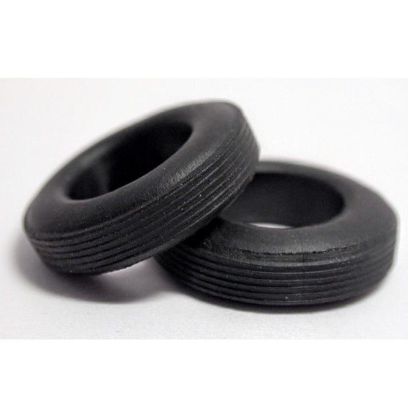 Lot De 4 Pneus En Résine Souple 16,5 X 10 X 4,5 Mm - Artisans43, Neufs