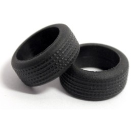 4 Pneus – Résine souple - 12.5 X 9 X 5.4 Mm