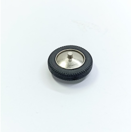 4 roues en laiton + Nickelage - ø18 mm - 1:43