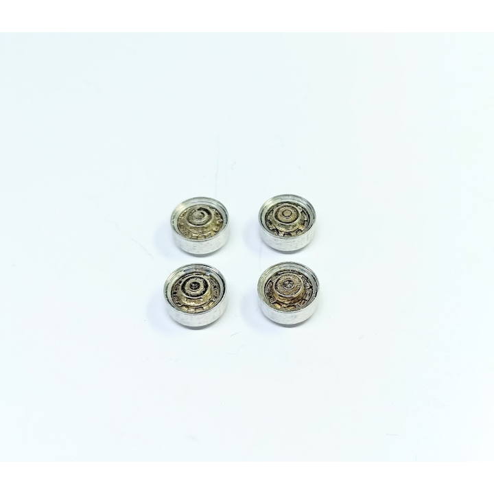 4 Jantes ø9.50 mm avec inserts - 1:43