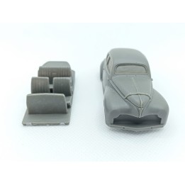 Carrosserie : PEUGEOT 203 Constantin le Mans 1952 - Résine - 1:43