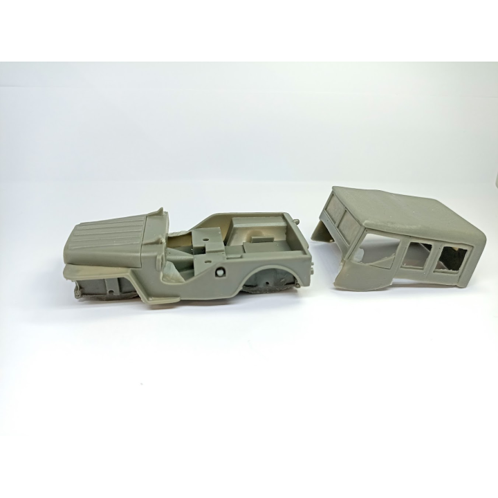 KIT Peugeot 203 JEEP Fermé - Résine - 1:43