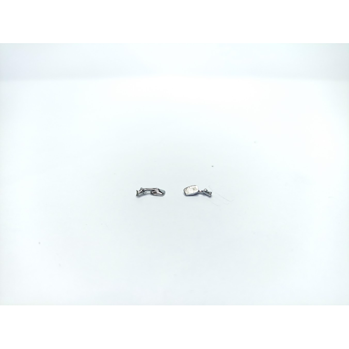2 rétroviseurs rectangulaires chromés (même côté) - 4X2.60 mm - 1:43