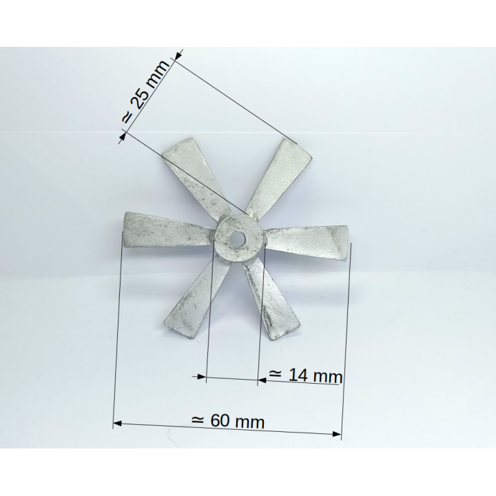 Hélice ø≃60mm - White Metal - Artisans43