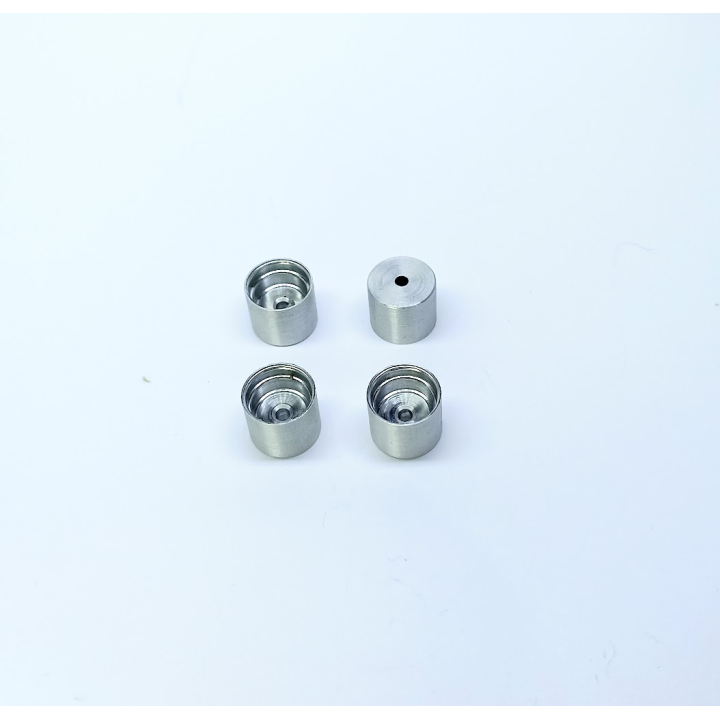 4 Jantes en Aluminium Ø 10.20 x 8.80 mm - Ech 1:43 - CPC Production