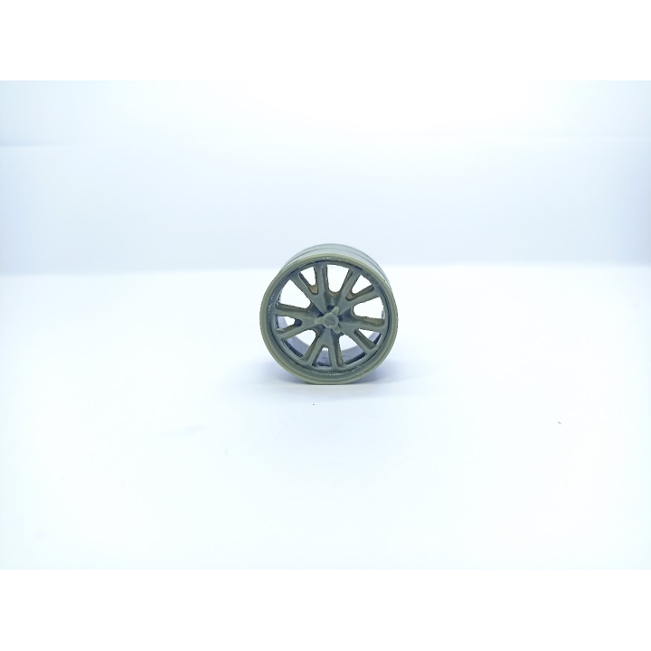 4 jantes 27X15 mm - Résine - 1:18