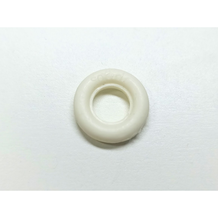 4 pneus ø18mm lisse - Marqué SOLIDO - Série Junior - Blanc