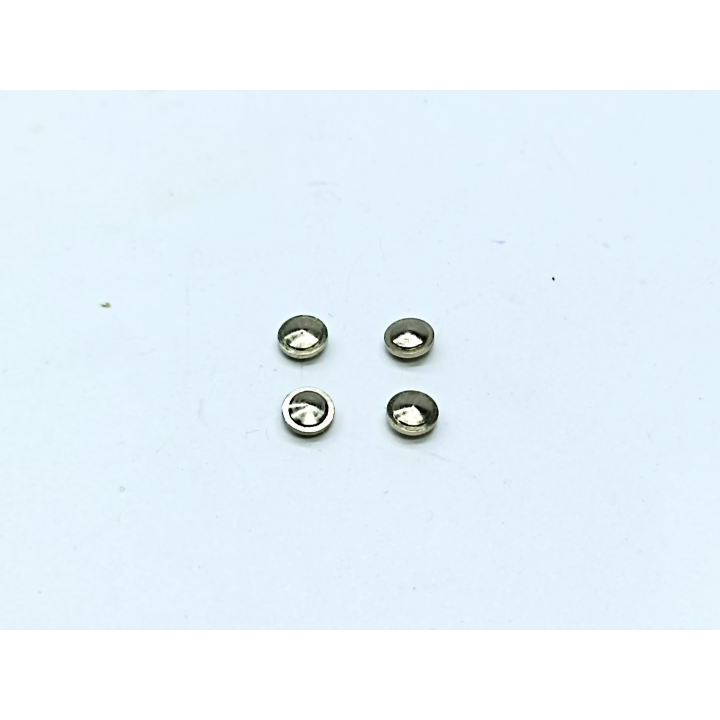 4 inserts ø4 mm - Laiton + Nickelage - CPC