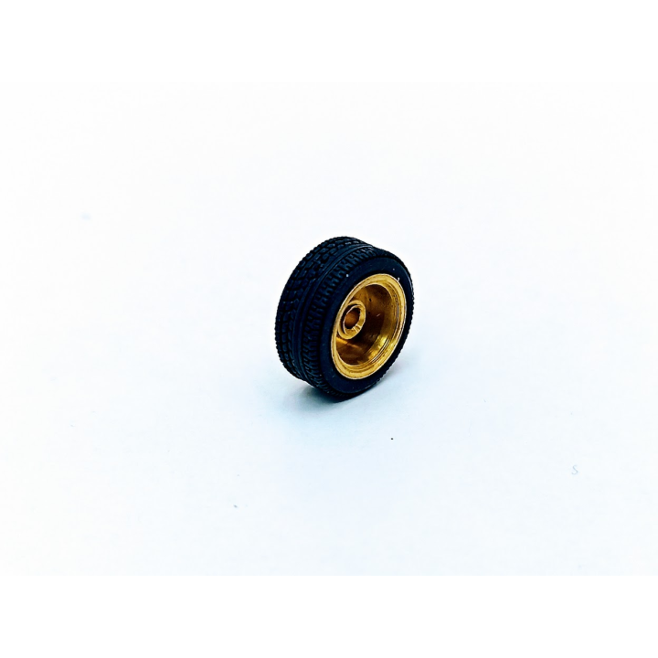 4 Pneus + Jantes Laiton - ø 14.50 mm - CPC Production