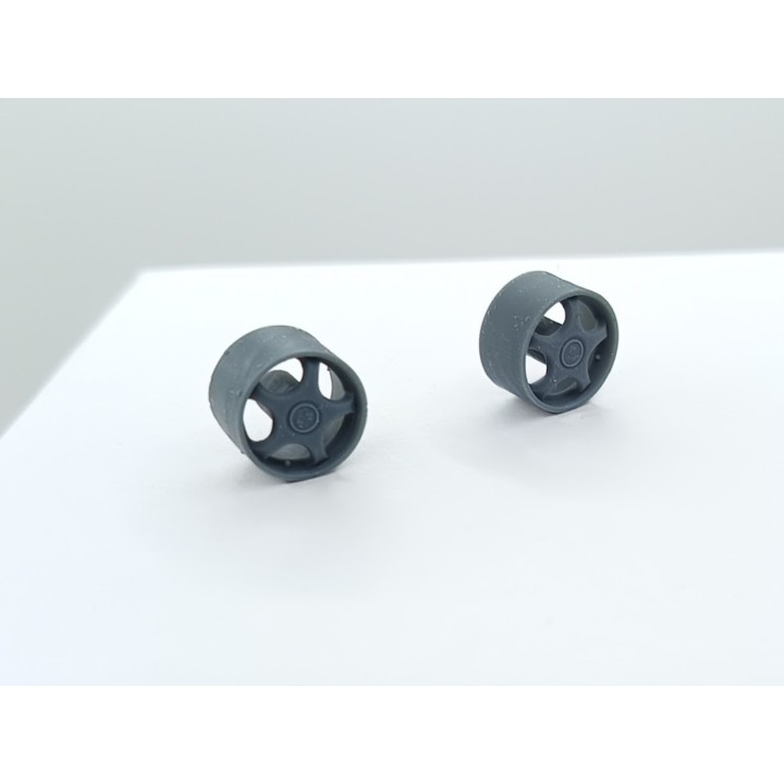 4 Jantes ø11.50mm - Résine 3D - 1:43
