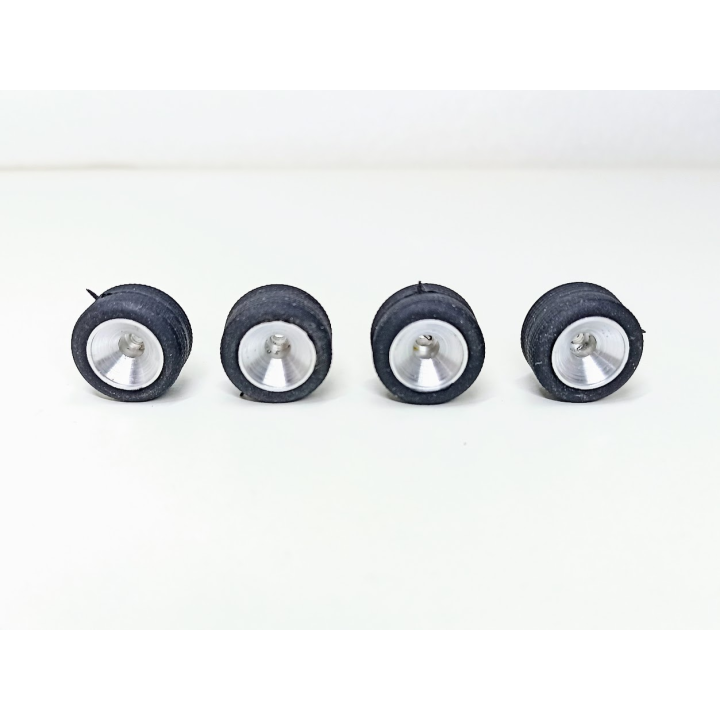 4 Pneus + Jantes aluminium - ø 14.50 mm - CPC Production