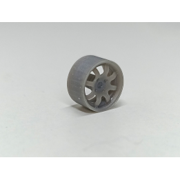 4 jantes 8 branches ø11.50 mm - Résine 3D - 1:43