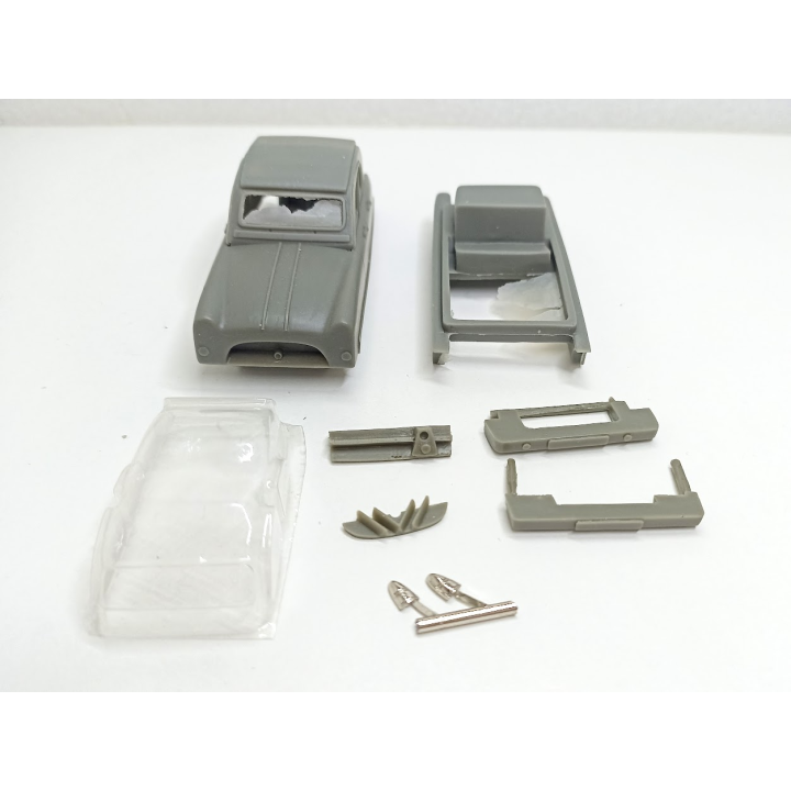 Incomplet : Kit Citroën 2CV Charbonneaux - Résine - 1:43
