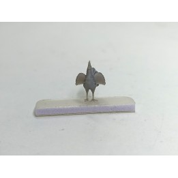 Diorama : 1 coq - H. 12.8 mm - Résine 3D - 1:43