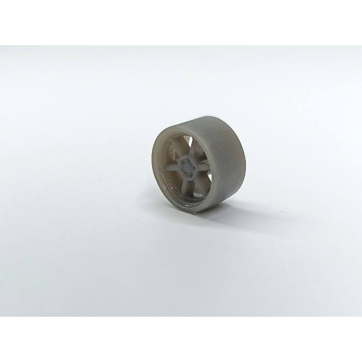 4 jantes ø9.20 mm - Résine 3D - 1:43