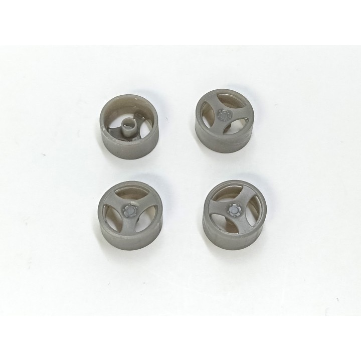 4 Jantes 18" - ø10.70 mm - Résine - 1:43