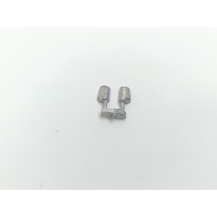 2 Rétroviseurs 5 x 3.50 mm - White Metal - 1:43