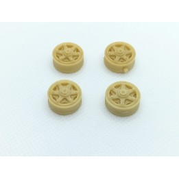 4 jantes camions ø 14.50 mm - Résine - CPC Production