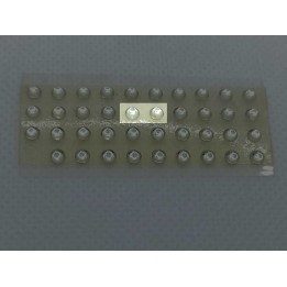 2 Pastilles de phares - Rond Blanc - ø3 mm