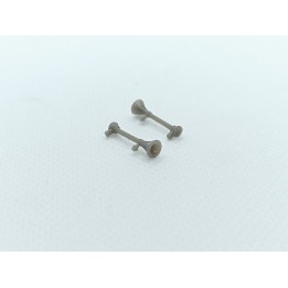 2 Klaxons longeur 15 mm - Résine 3D - 1:43