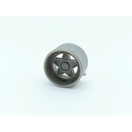 4 jantes 5 branches - ø27mm - Résine - 1:18