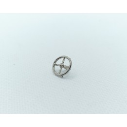 Volant 4 branches ø10 mm - White Metal - Ech 1:43