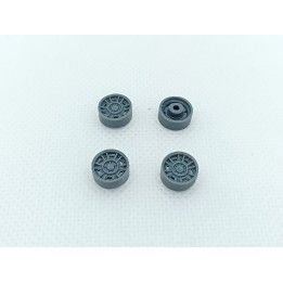 4 jantes Ferrari Dino 246 - ø9.50 mm - Résine - 1:43