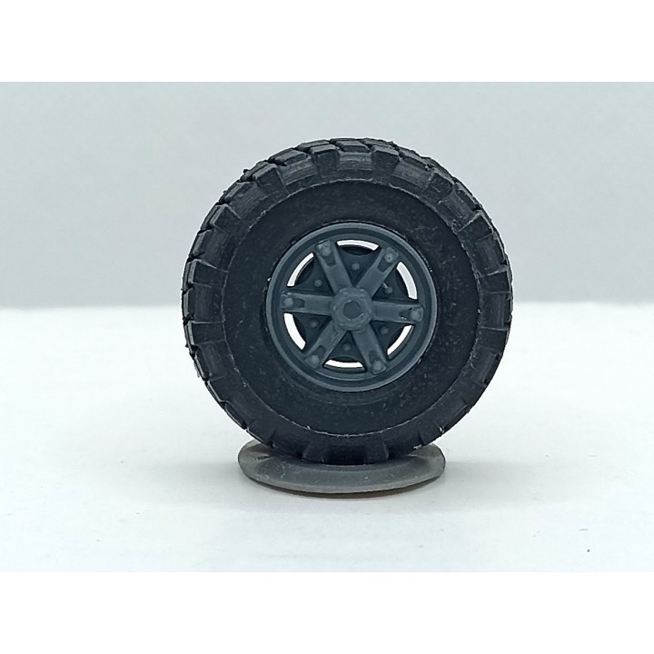 Roue de camion ø25.50 mm - Résine - 1:43 - À l'unité