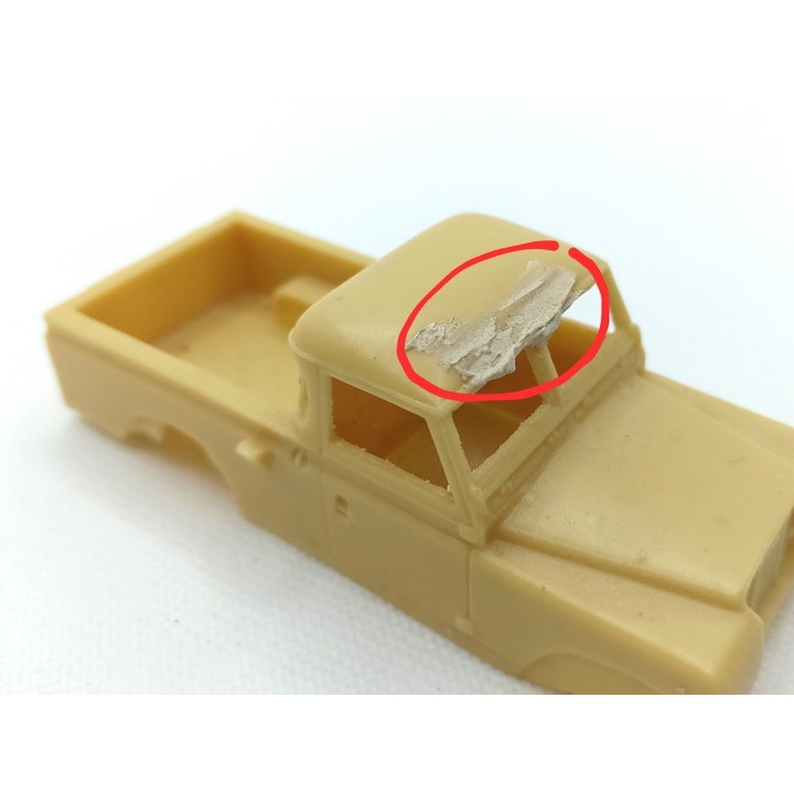 En l'état : Carrosserie Land Rover - Résine - 1:43