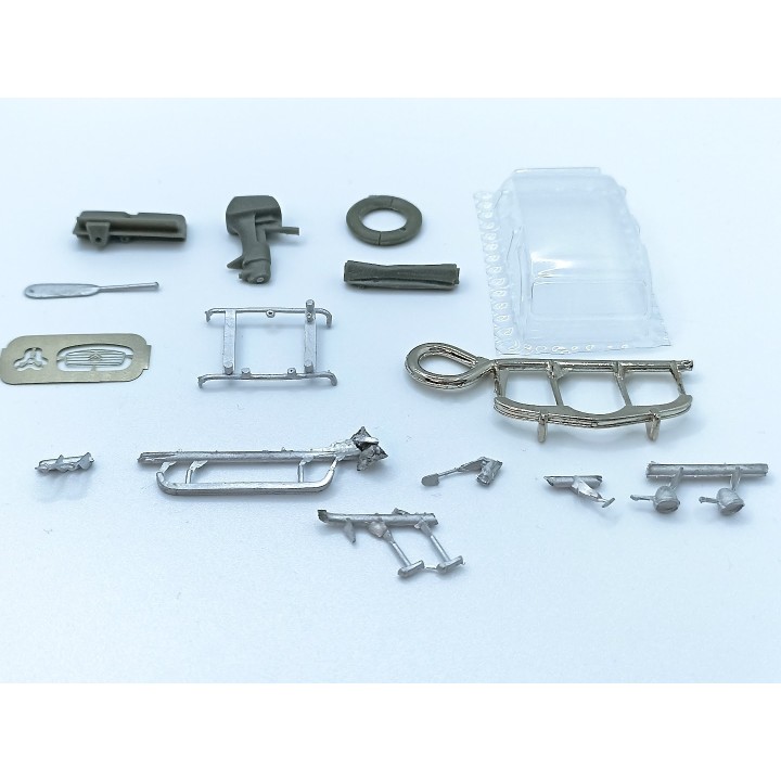 Kit incomplet: Citroën 2CV Amphibie - Résine - 1:43