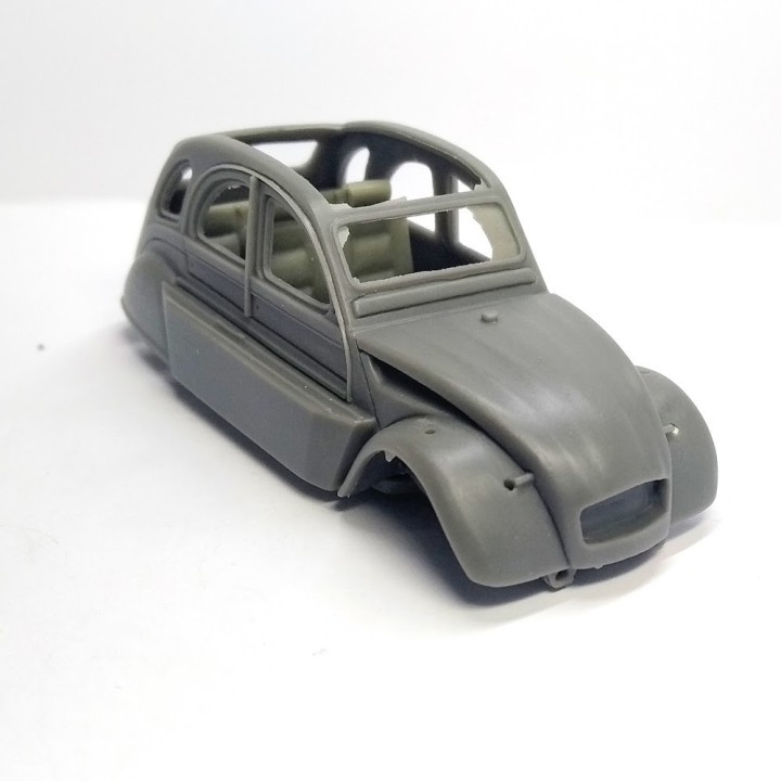 Kit incomplet: Citroën 2CV Amphibie - Résine - 1:43