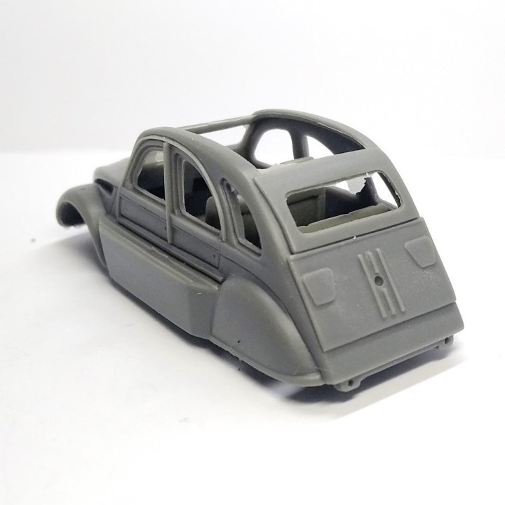 Kit incomplet: Citroën 2CV Amphibie - Résine - 1:43