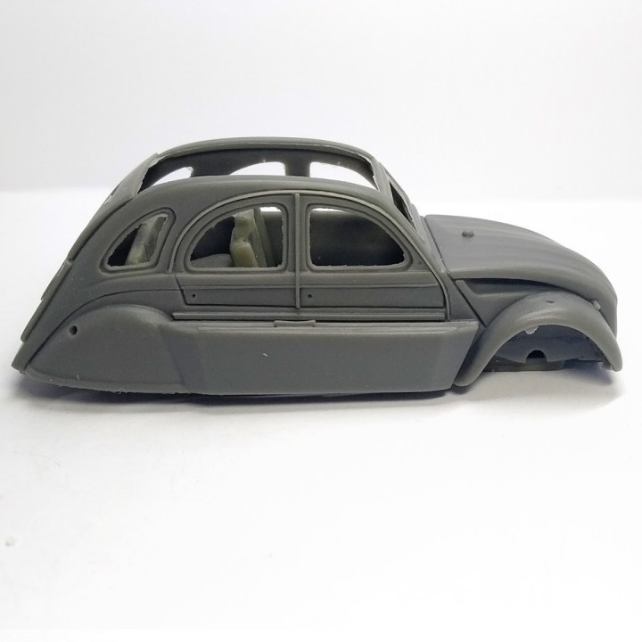 Kit incomplet: Citroën 2CV Amphibie - Résine - 1:43