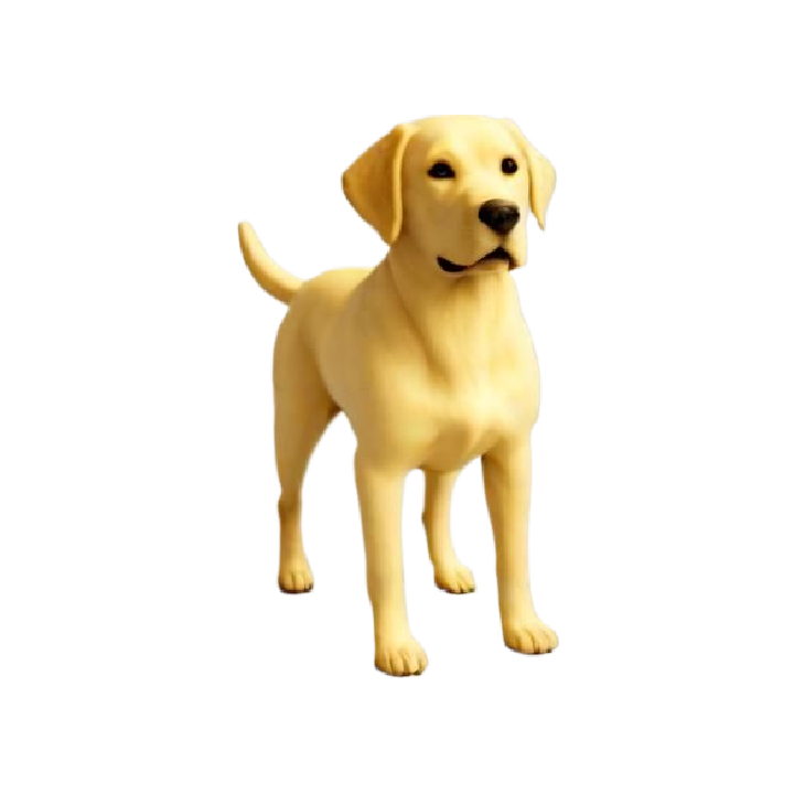 Diorama : Labrador - Résine 3D - 1:43