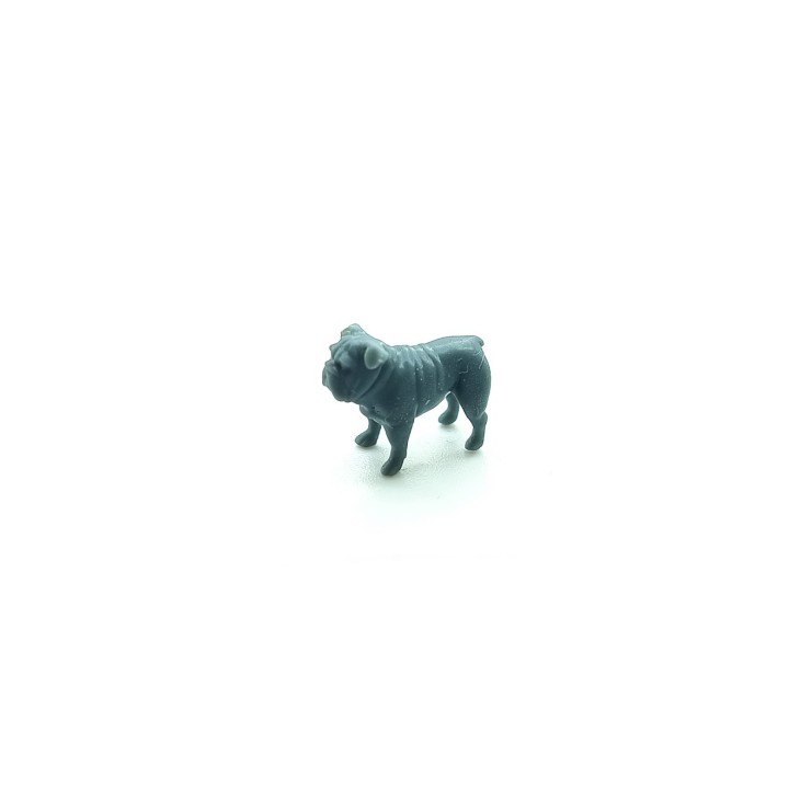 Diorama : 2 Bouledogues Anglais - Résine 3D - 1:43