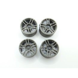 4 jantes ø27 X 17.30 mm - Résine - 1:18