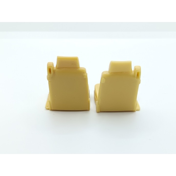 Sièges 25mm - Résine - 1:18