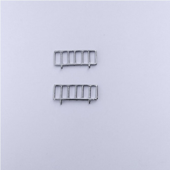 2 Grilles Coffre extérieur - Panhard Parisienne - 1:43 - White Metal