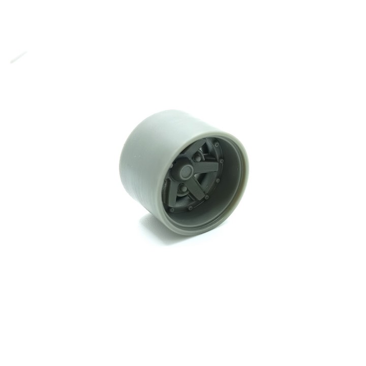 Jantes Gotti AV/AR (2 tailles) - ø22 mm - Résine - 1:18