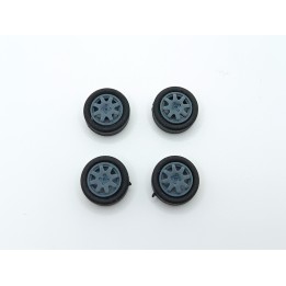 4 roues ø13.50 mm (type Renault) - 3D Creative - 1:43