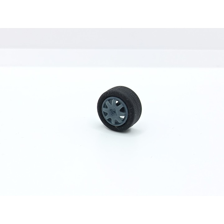 4 roues ø13.50 mm (type Renault) - 3D Creative - 1:43