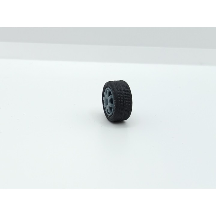 4 roues ø13.50 mm (type Renault) - 3D Creative - 1:43