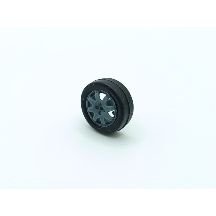 4 roues ø15.30 mm (type Renault) - 3D Creative - 1:43