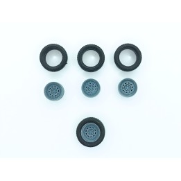 4 roues Gotti ø15 mm - 3D Creative - 1:43