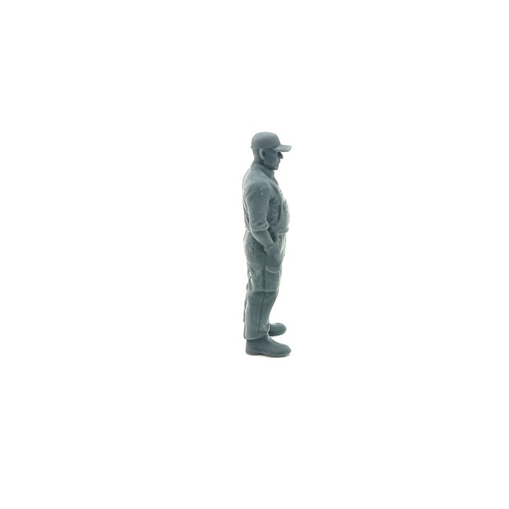 Diorama : Homme debout - Salopette et Casquette - 3D CREATIVE - 1:43