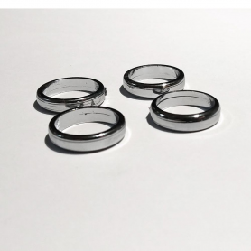 4 caches "roue de secours" Panhard - White Metal - ø18mm