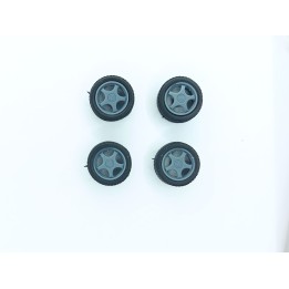 4 roues 5 branches ø15.50mm - 3D CREATIVE - 1:43